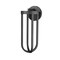 Z-Lite Leland Outdoor Wall, 1-Light, 9 In.W x 10.5 In.L x 24 In.H, Sand Black/Sand Blast 5005B-BK-LED - alternate 5